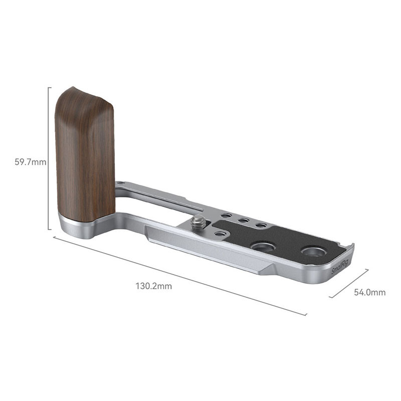 Smallrig 4804 Wooden L-Shape Grip for Fujifilm X100VI / X100V Silver-1