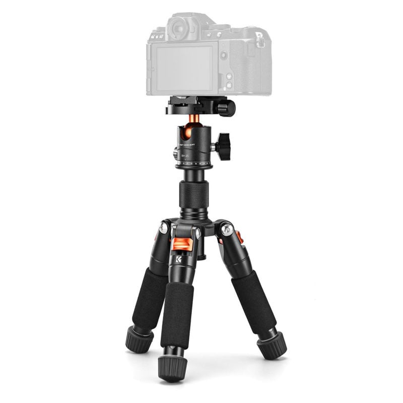K&F Concept Mini Tripod, gömbfejjel-0