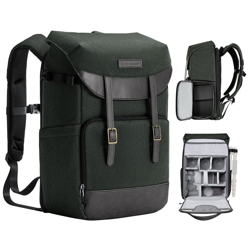 K&F Concept 20L Urban Wander 02 hátizsák (Sötétszürke)-1