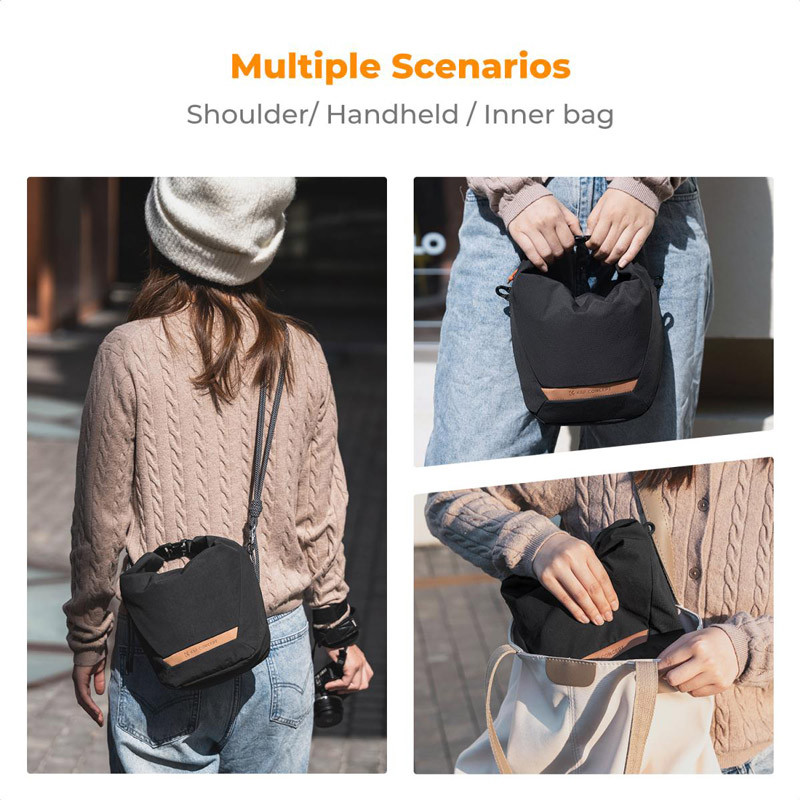 K&F Concept Urban Wander 11 Sling táska 5L (fekete)-3