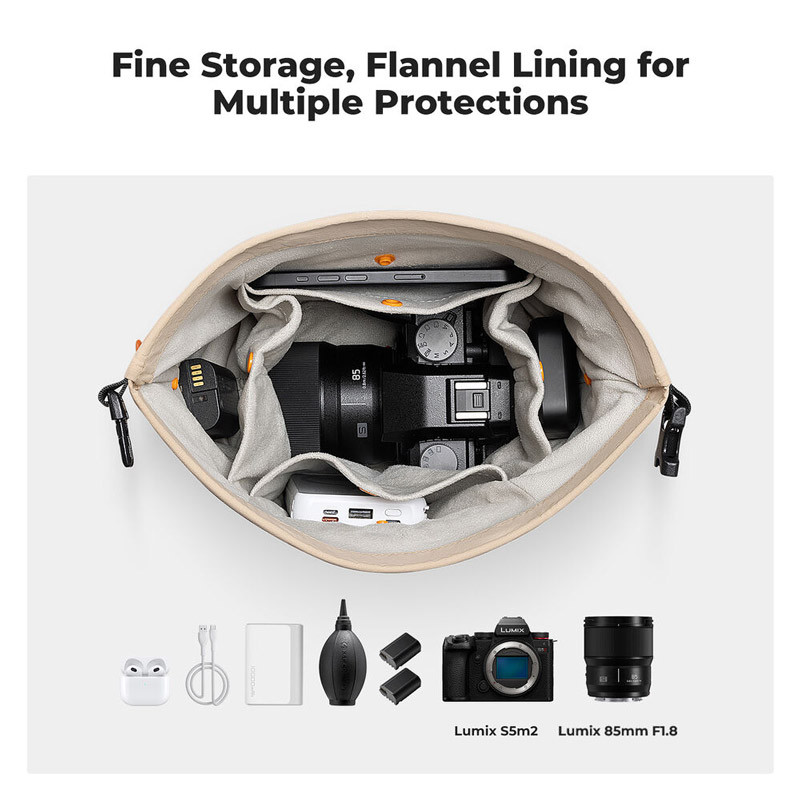K&F Concept Small 5L Sling táska (narancssárga)-1