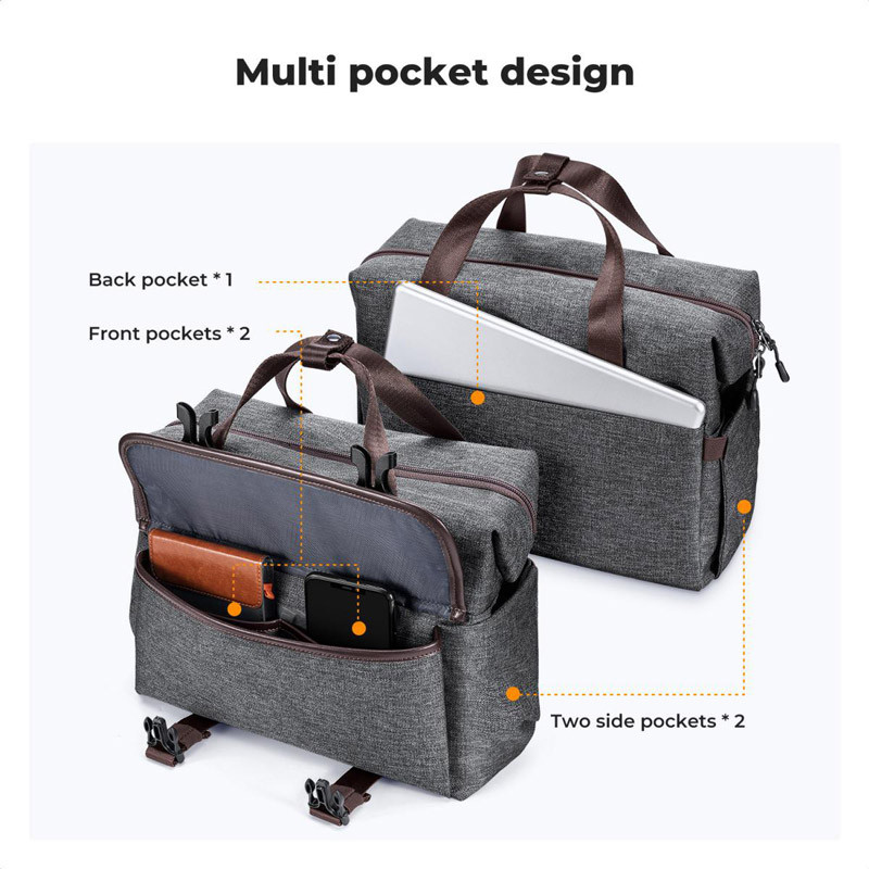K&F Concept 8L Travel válltáska (sötétszürke)-3