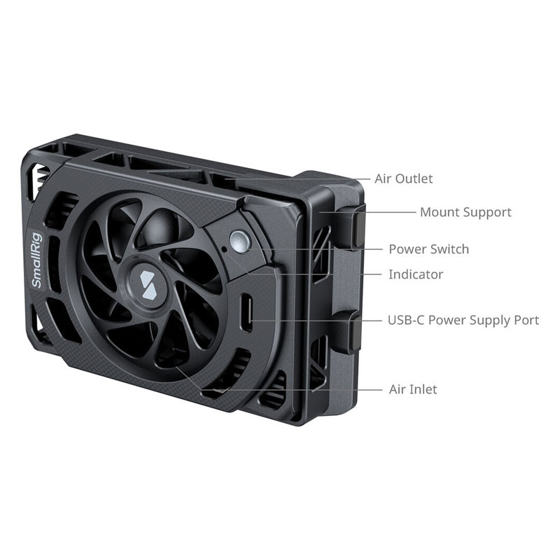 Smallrig 5063 Cooling Fan for Canon EOS R5 Mark II & R5-2
