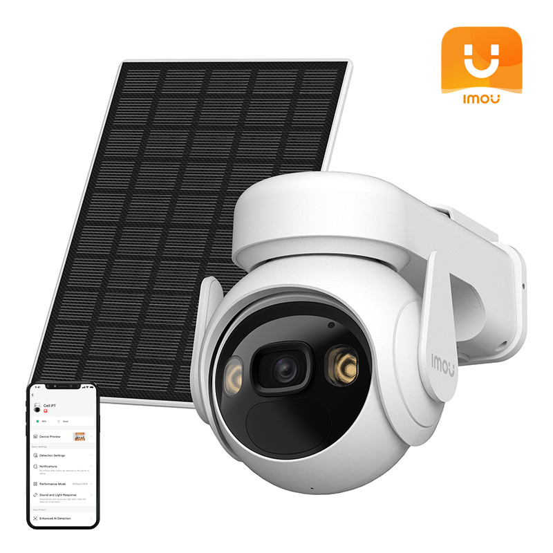 360° Kültéri Wi-Fi Kamera napelemmel Imou Cell PT kit lite (C típus)-1