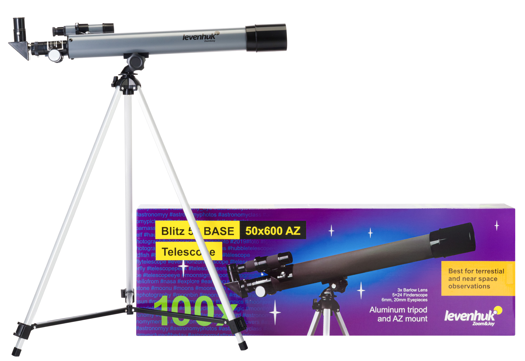 Levenhuk Blitz 50 BASE teleszkóp-10