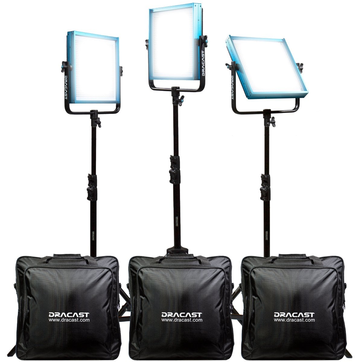 Dracast Pro Series LED1000 - Nappali fény 3 lámpás készlet-0