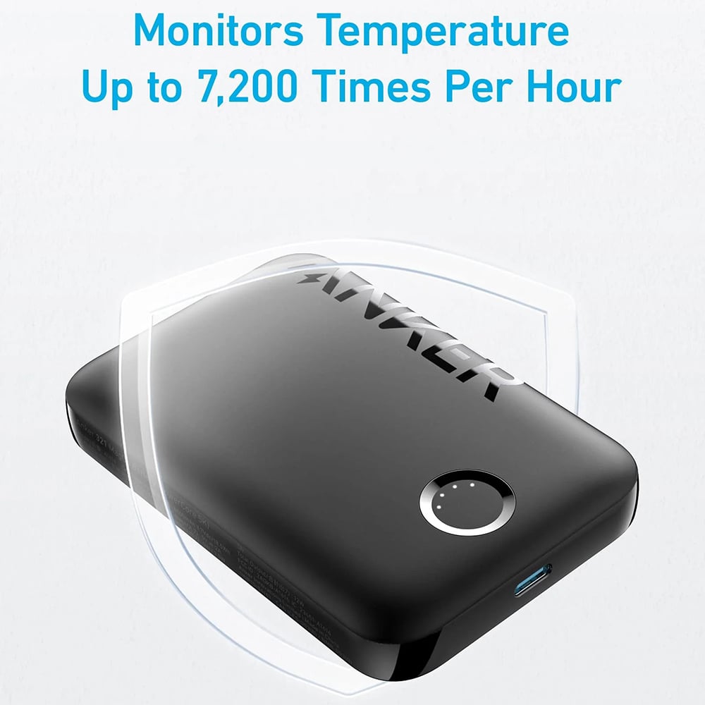Anker - 321 Power Bank (A1616G11) - MagSafe, Type-C, iPhone-hoz, 5000mAh - Fekete-3