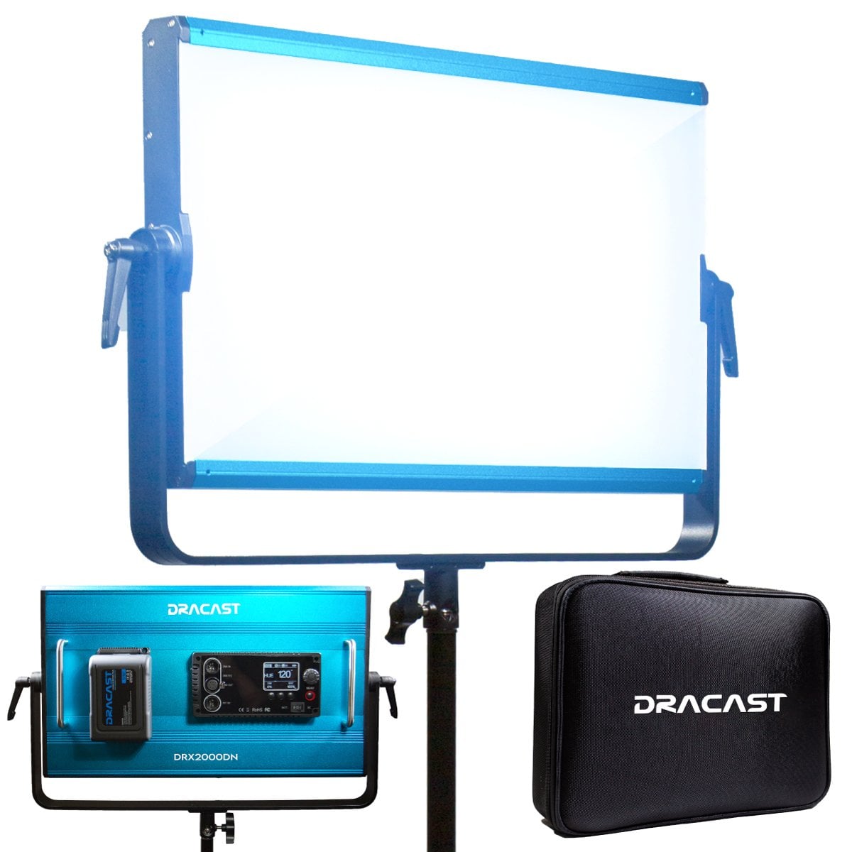  Dracast X Series LED2000 Nappali Fényű LED Videó Lámpa Panel (130W)-0