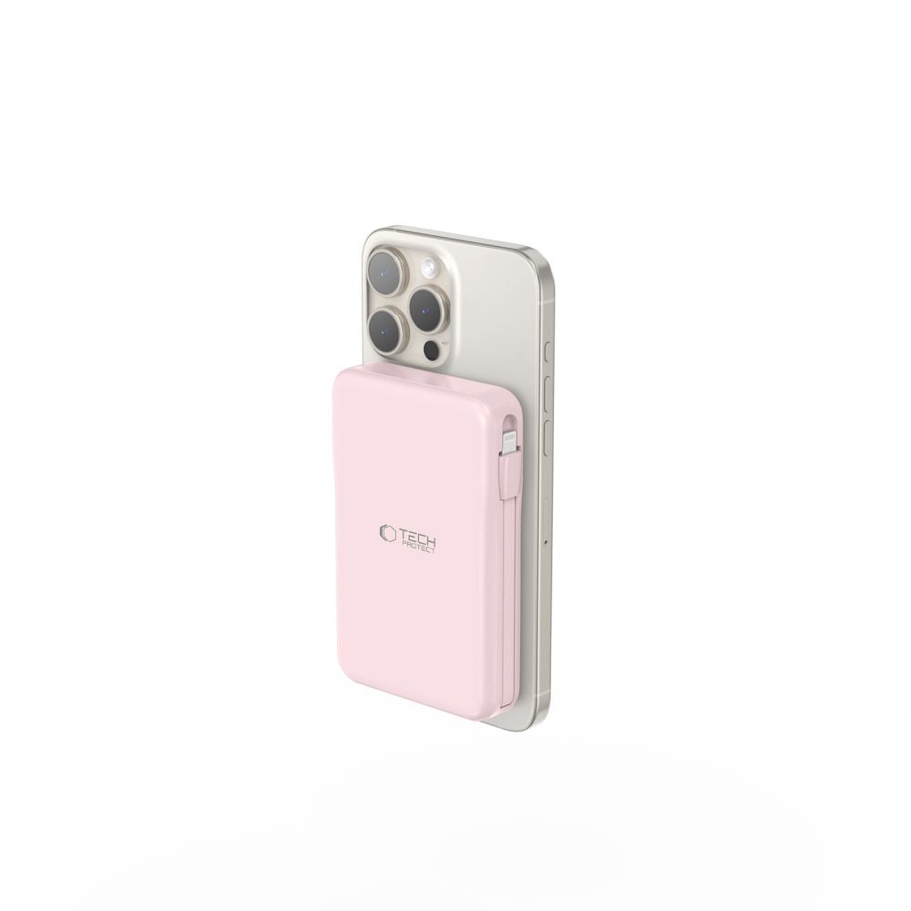 Tech-protect Pb31 Lifemag Magsafe Power Bank 10000mAh Rózsaszín-7