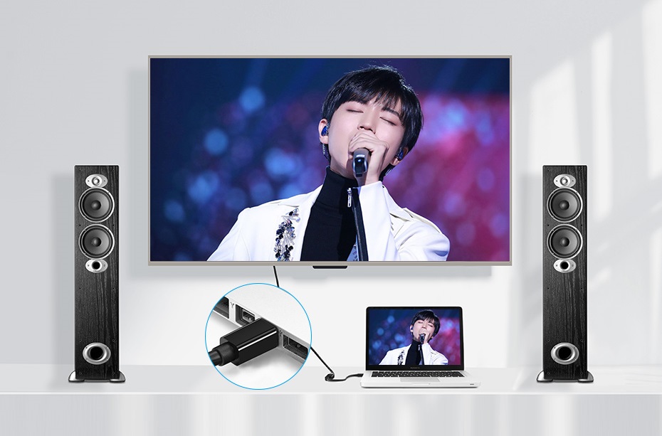 Ugreen mini DisplayPort - 4K HDMI átalakító, adapter (fekete)-1