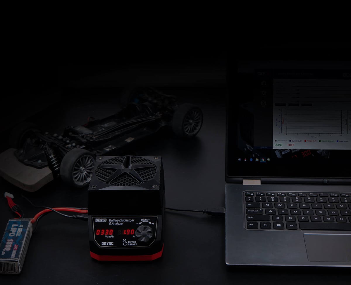 Kisütő / akkumulátor teszter SkyRC BD250-6