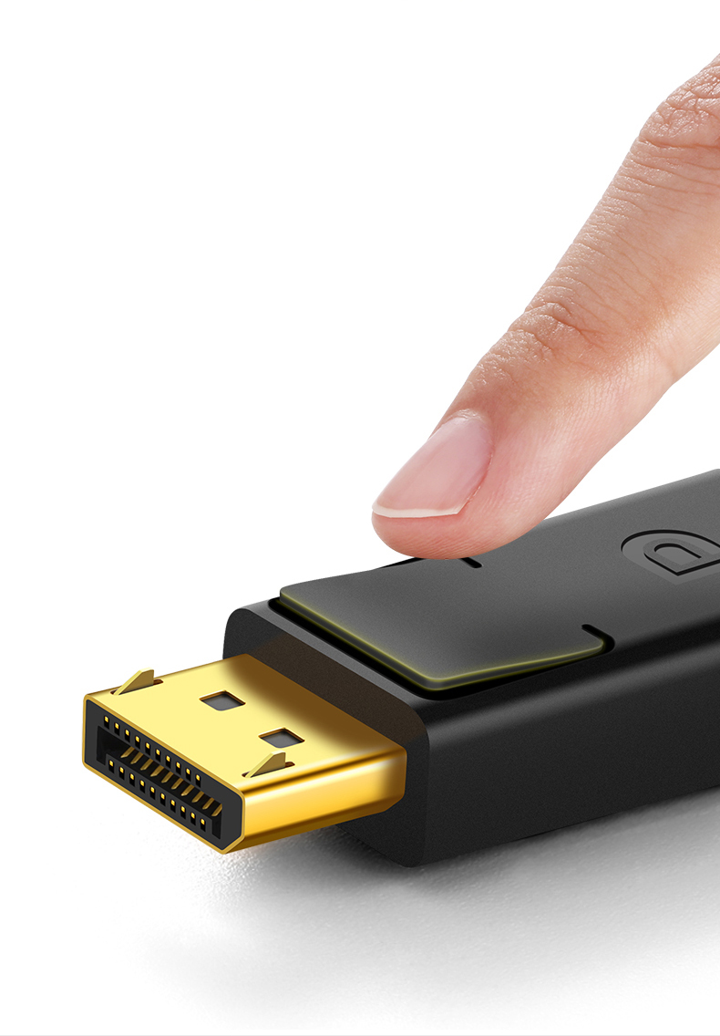 Ugreen DP102 DisplayPort kábel 4K, 3D, 1m fekete (DP102 10244)-3
