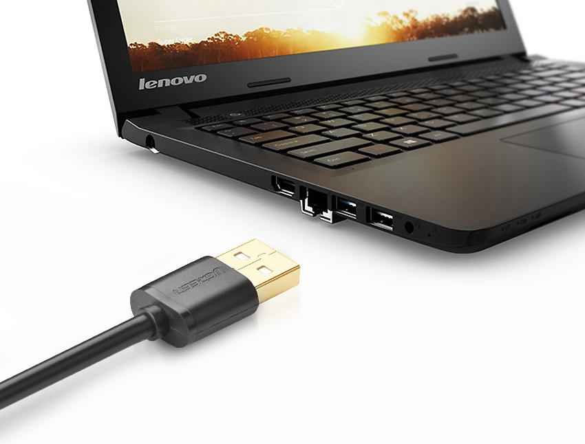Ugreen US103 USB 2.0 hosszabbító kábel, 5 m (fekete)-2