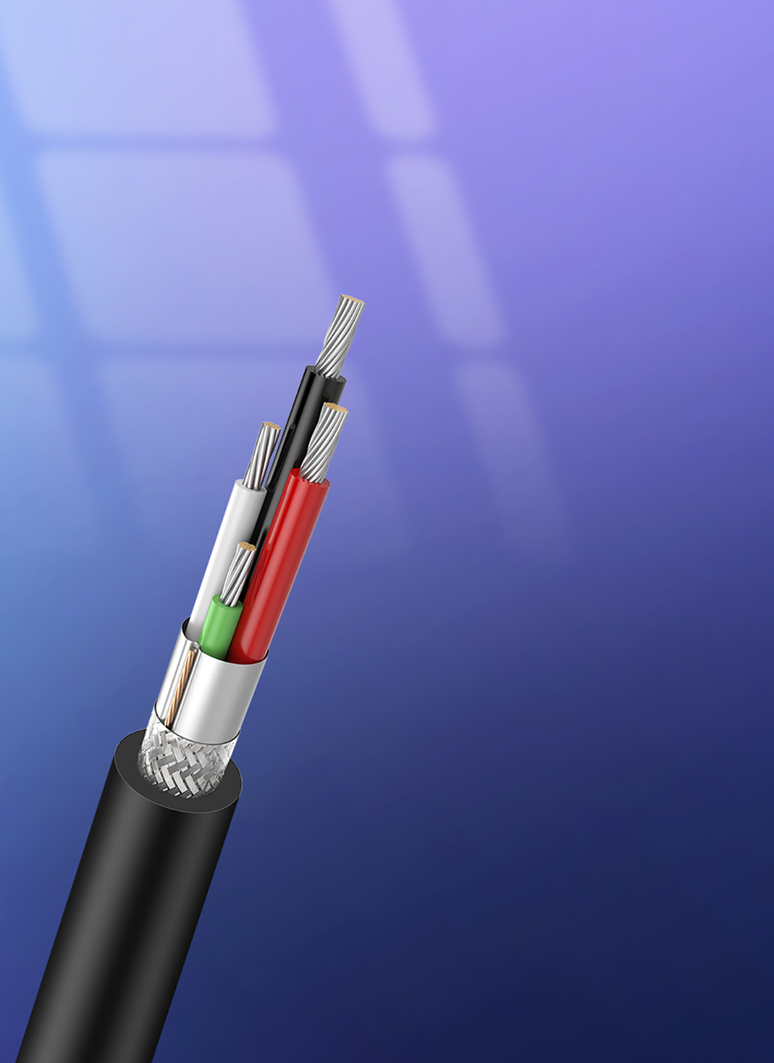 Ugreen US135 USB 2.0 AB nyomtató kábel, aranyozott, 5 m (fekete)-4