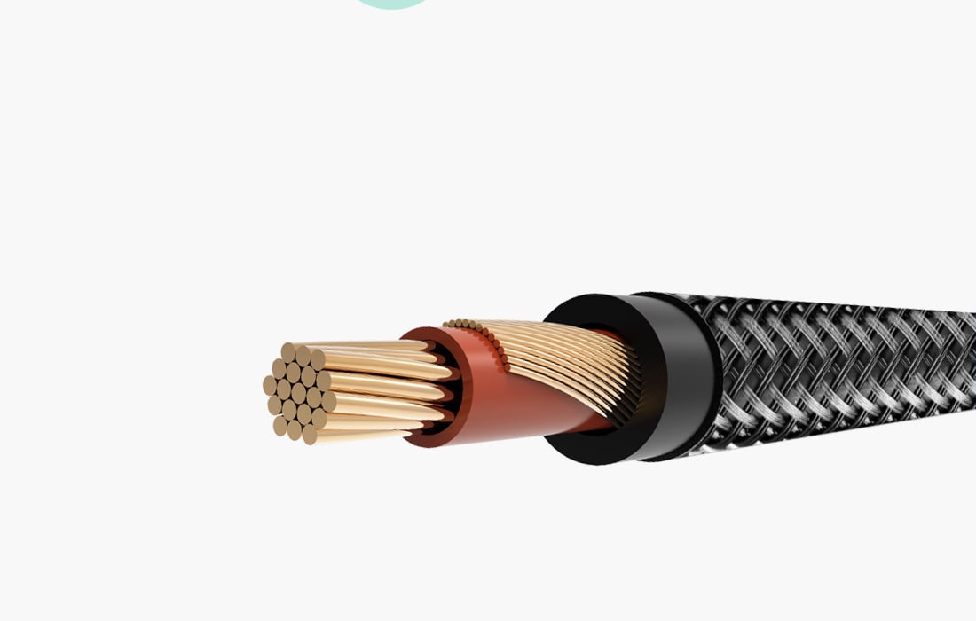 Ugreen AV127 3.5mm-es jack sztereó kábel 6.35mm TRS-hez - 3m (szürke)-2
