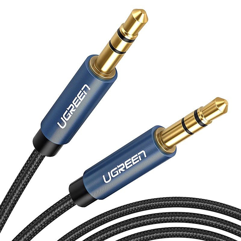 Ugreen AV122 3.5mm-es AUX mini jack kábel 3m (kék)-4