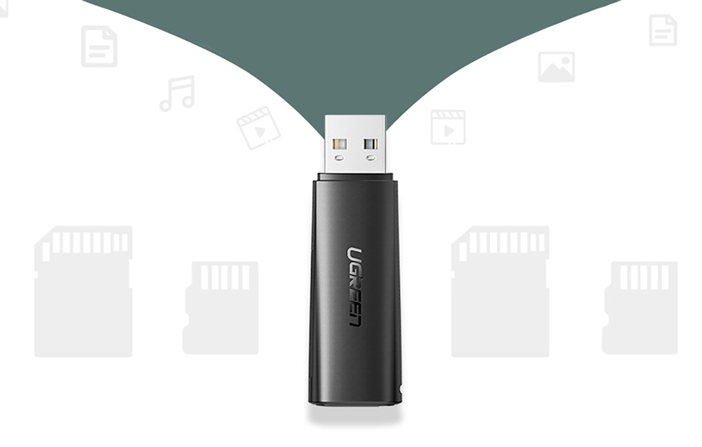 UGREEN CM264 TF/SD USB 3.0 kártyaolvasó fekete-1