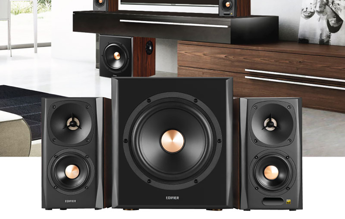 Edifier S360DB 2.1 hangszórók (barna)-4