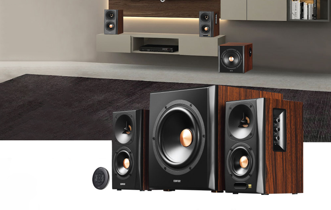 Edifier S360DB 2.1 hangszórók (barna)-3