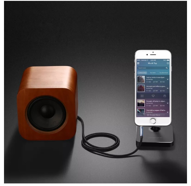 Ugreen AUX 3.5mm jack audio kábel 1m fekete-2