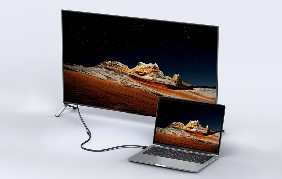 Ugreen USB-C 3.1 Gen2 hosszabbító kábel, 4K, 100W, 1m (fekete)-3