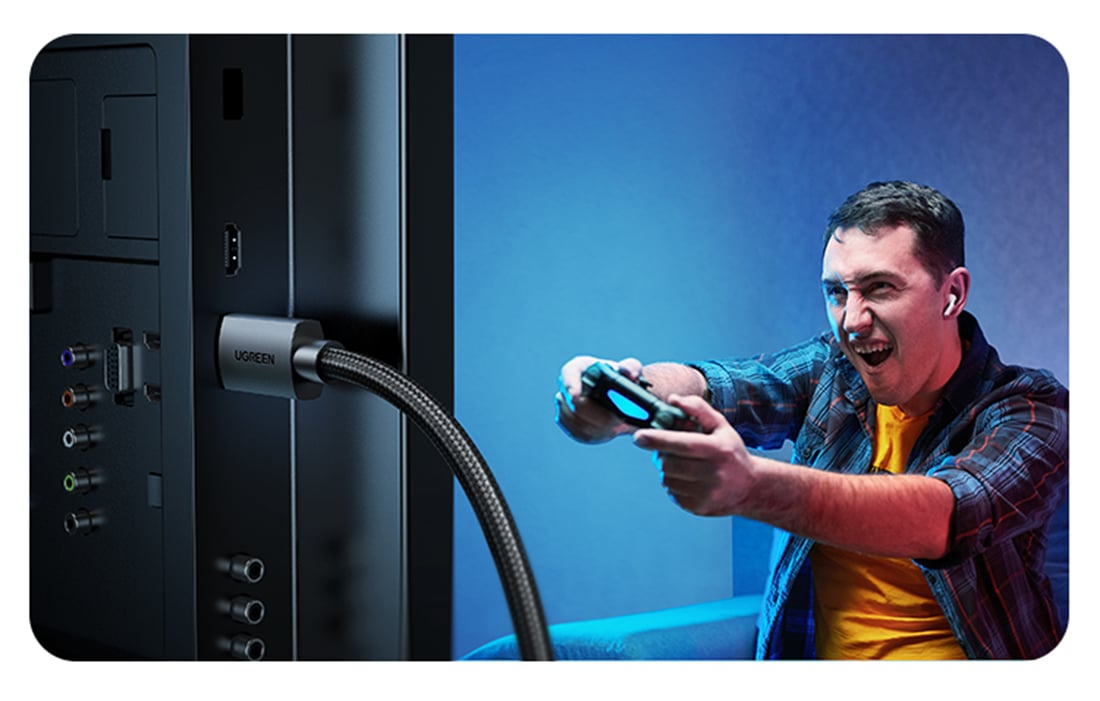 Ugreen HD119 kábel HDMI, 4K 60Hz, 3m (fekete)-4