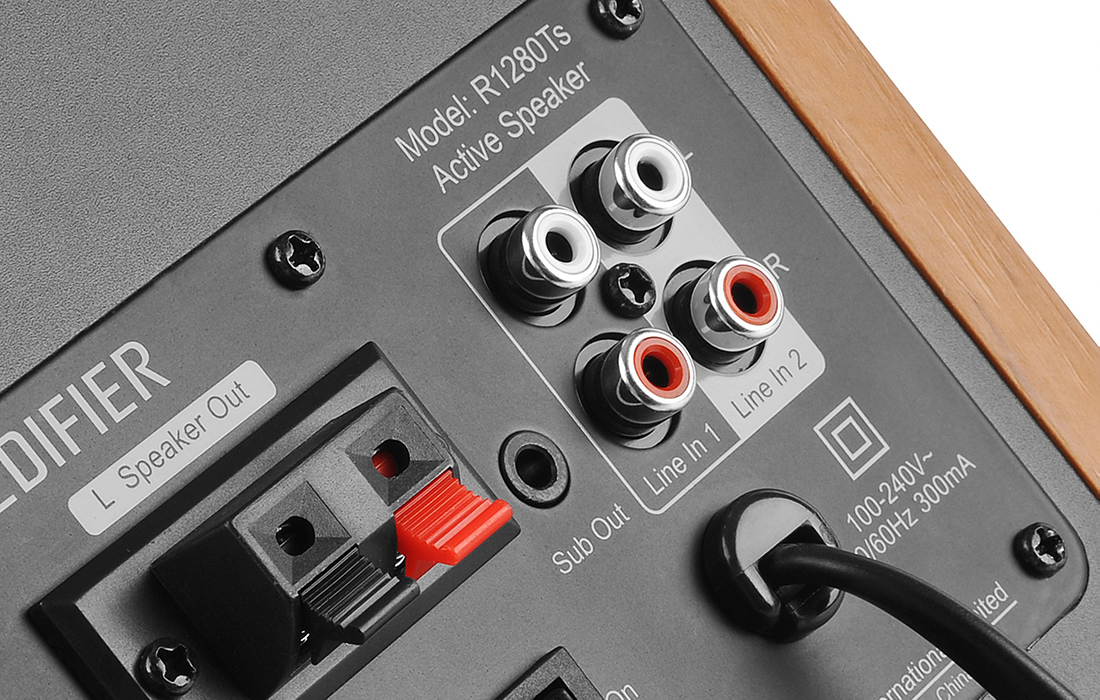 Edifier R1280Ts 2.0 hangszórók (barna)-7