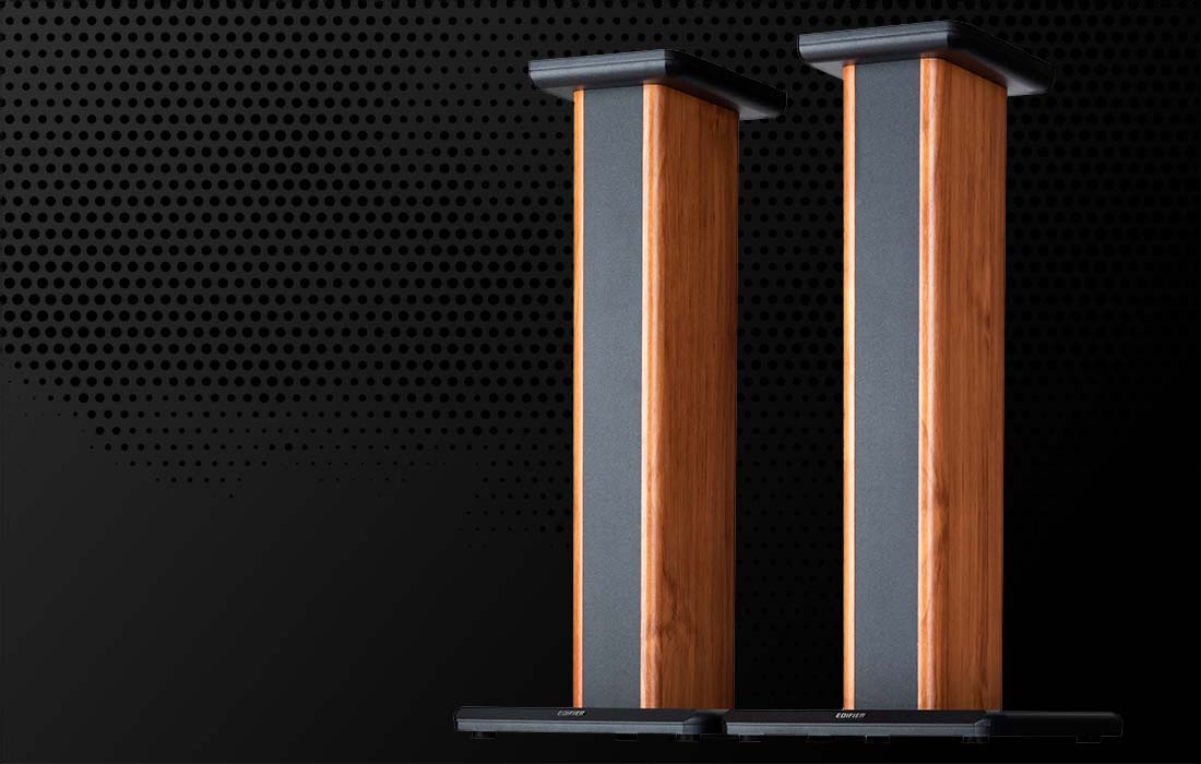 Edifier SS02 állvány (Edifier S1000MKII / S1000W hangszóróhoz, barna) 2db.-3
