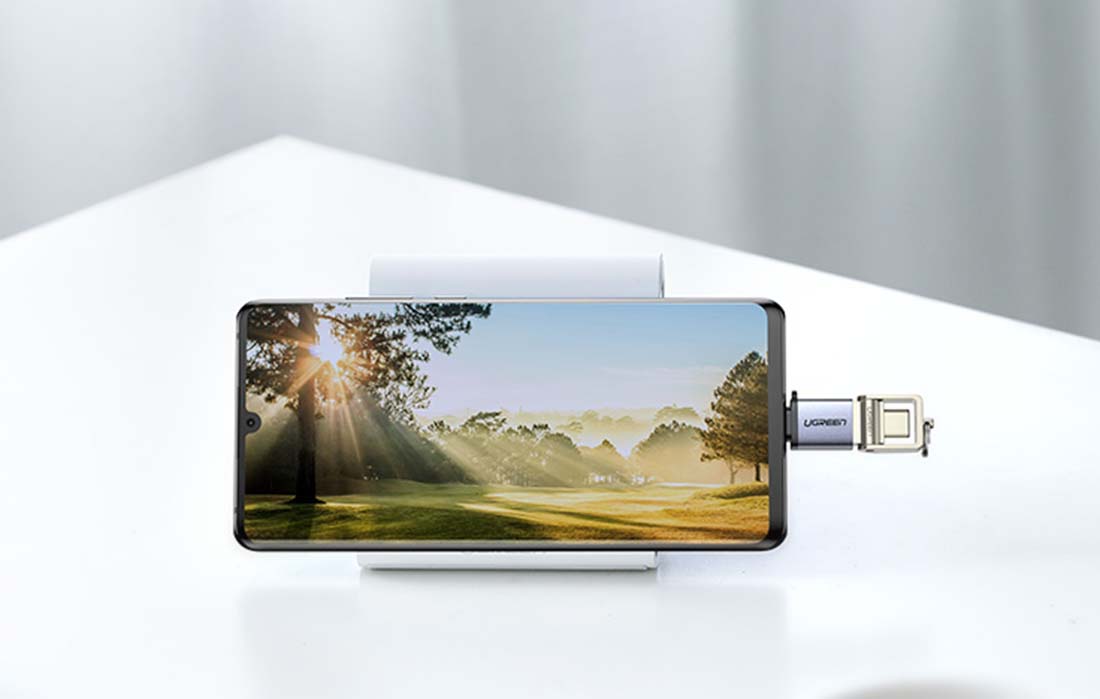 Ugreen US270 USB-A - USB-C OTG adapter (szürke)-2