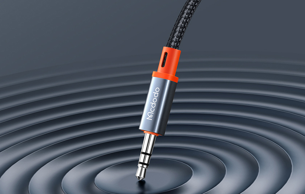 Mcdodo CA-0890 Lightning - 3.5mm AUX mini jack kábel, 1.8m (fekete)-3