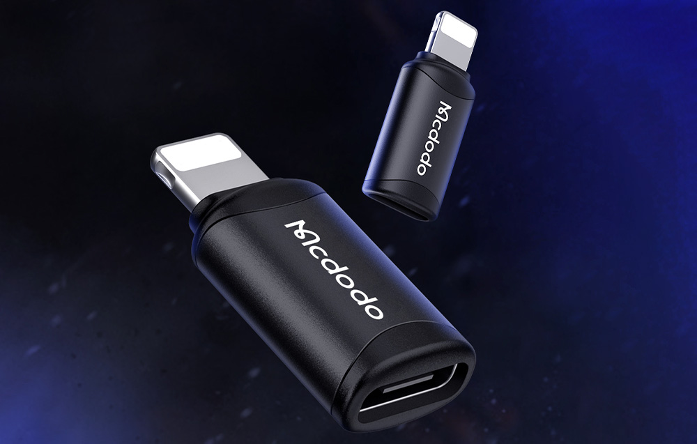Mcdodo USB-C - Lightning átalakító adapter OT-7680 fekete-4
