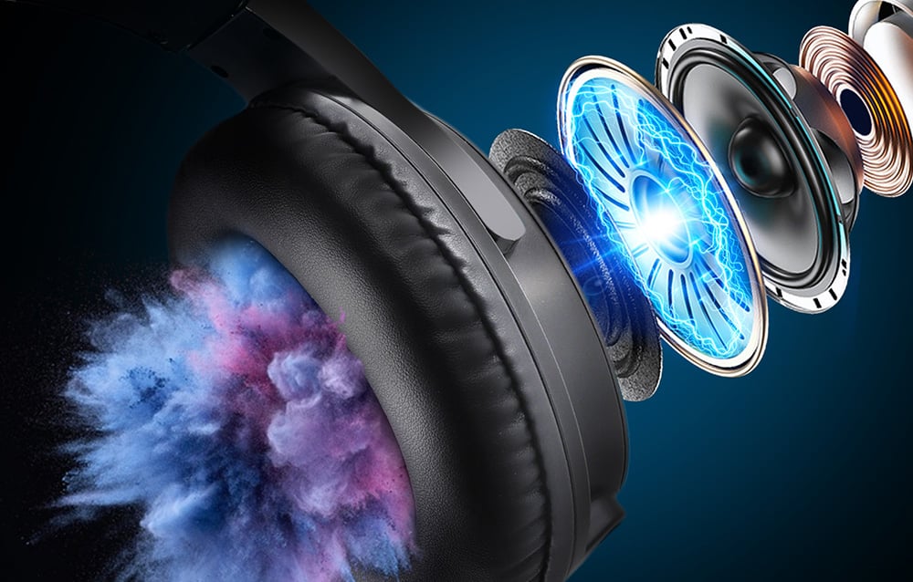 OneOdio Studio HiFi fejhallgatók (fekete)-2