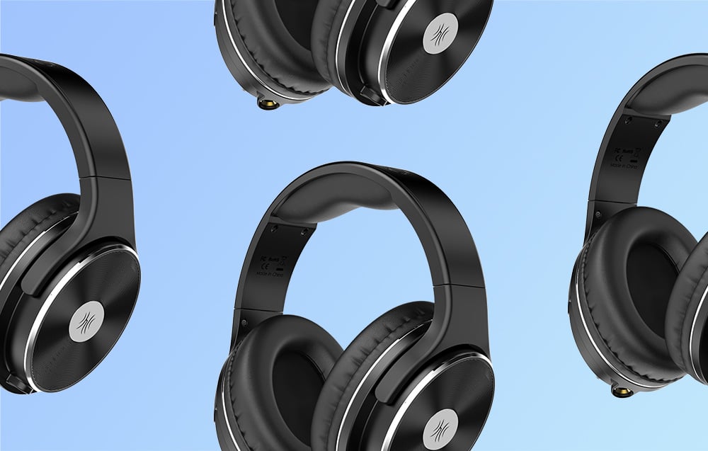 OneOdio Studio HiFi fejhallgatók (fekete)-6