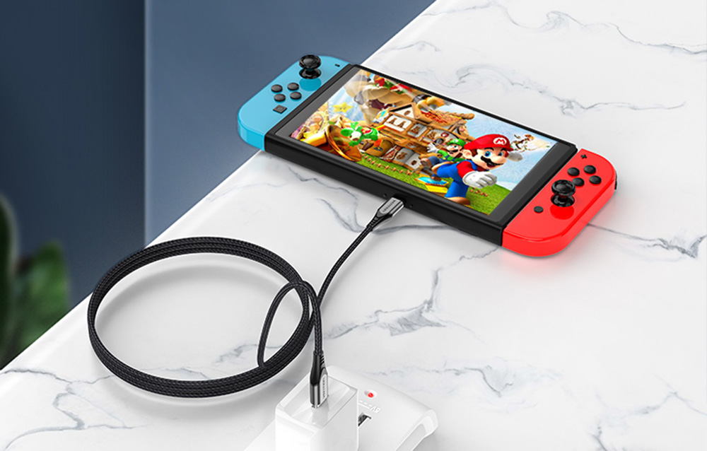 Vention TAEHD PD 100W USB-C - USB-C kábel 0.5m szürke-2
