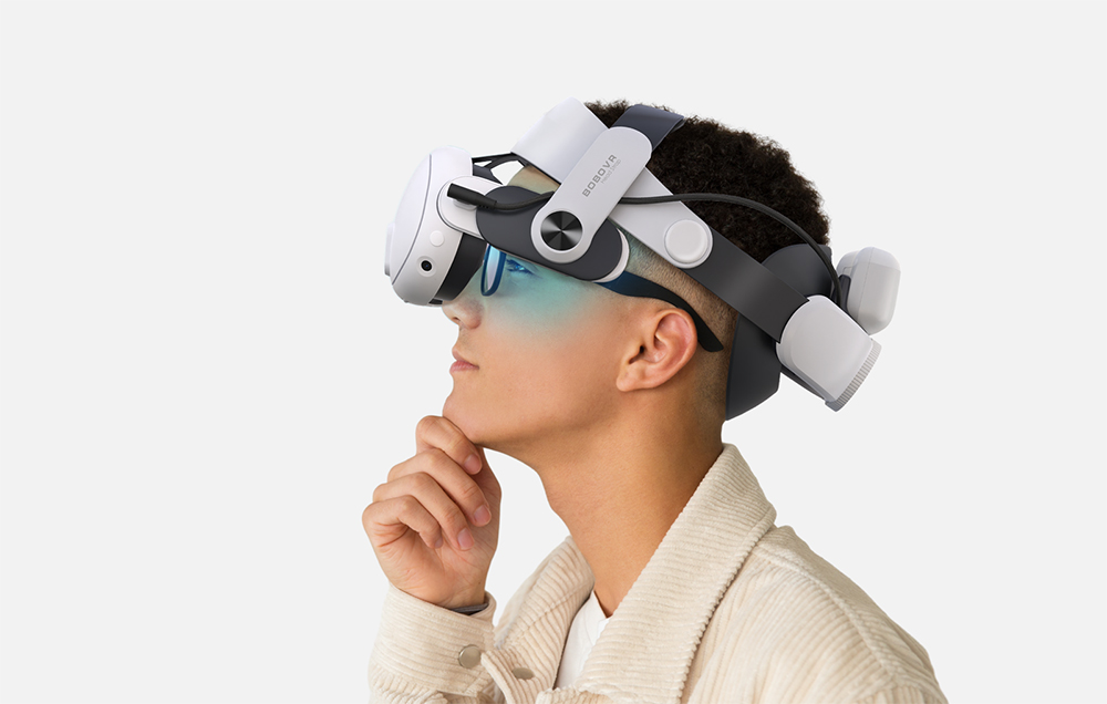 BOBOVR M3 Pro Fejpánt + Akkumulátor Oculus Quest 3-hoz-3