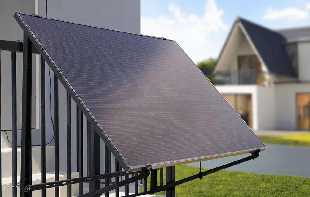 Állítható EcoFlow tartó 400W szabadon álló vagy falra szerelhető PV panelhez-2