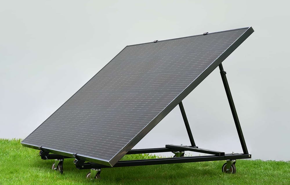 Állítható EcoFlow tartó 400W szabadon álló vagy falra szerelhető PV panelhez-3