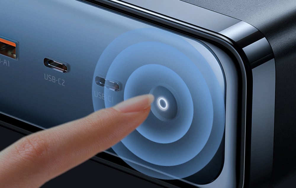 Hálózati elosztó 2 aljzattal 6in1, 2x USB-C, 2x USB-A Mcdodo CH-4610, EU (fekete)-1