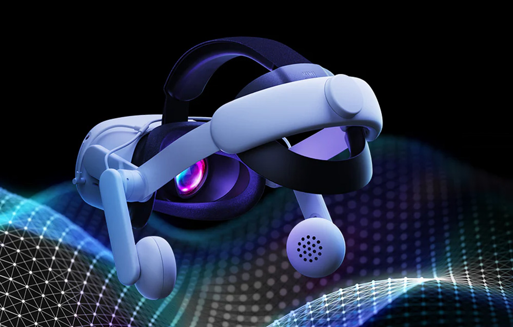 Comfort Audio Fejpánt Kiwi Design QA01 Meta Quest 2-höz, fehér-4