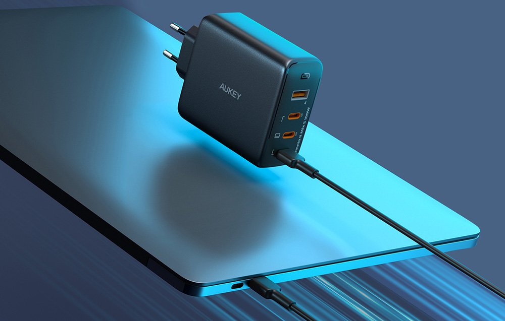 Aukey PA-B7S hálózati USB-C, Type-C töltő-3