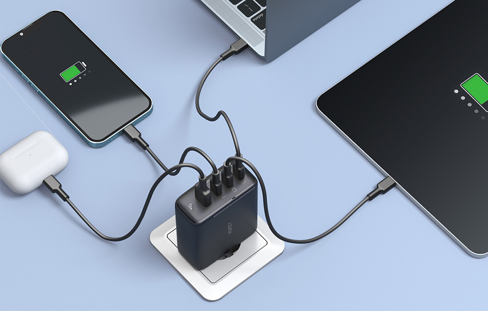 Aukey PA-B7S hálózati USB-C, Type-C töltő-4