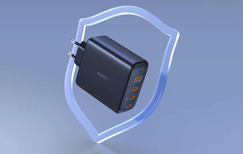 Aukey PA-B7S hálózati USB-C, Type-C töltő-6