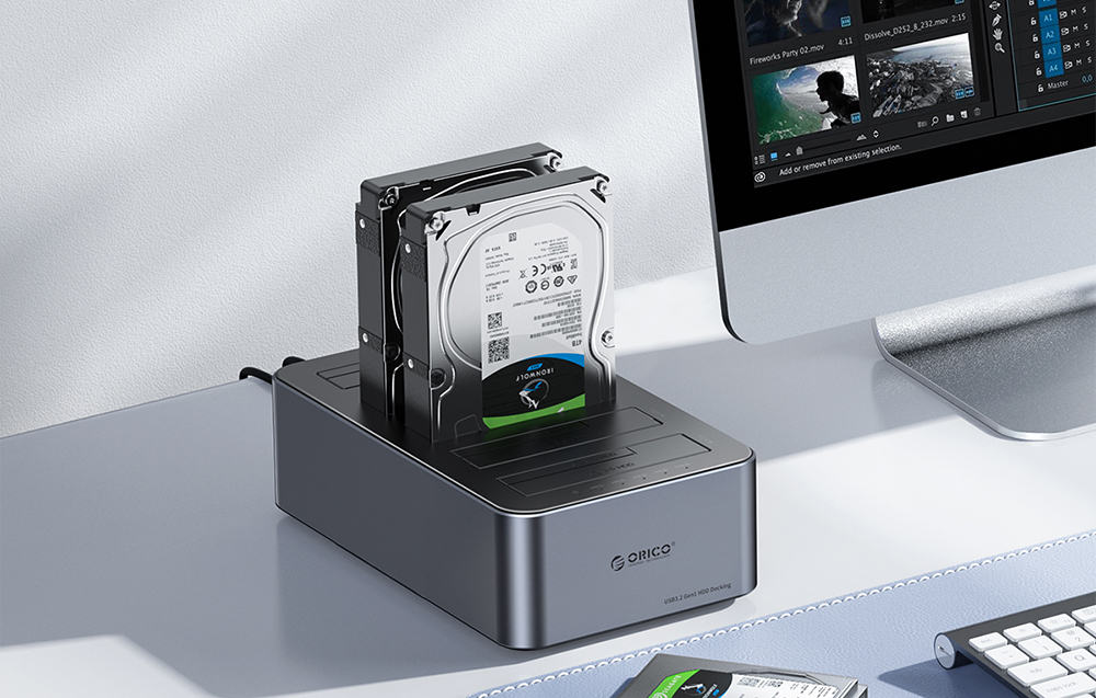 Orico HDD Dokkoló Állomás 3.5 Inch Többportos USB-C-5