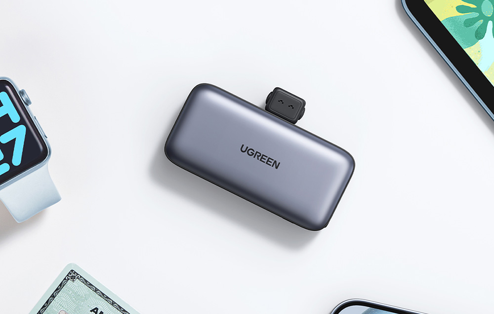Powerbank 5000mAh Ugreen Nexode PB503, 20W (szürke)-2