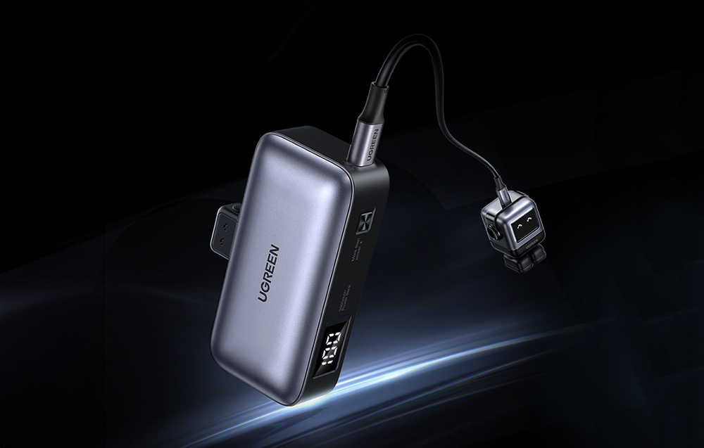 Powerbank 5000mAh Ugreen Nexode PB503, 20W (szürke)-3
