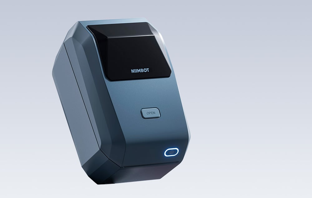 Niimbot K3 hordozhetó címkenyomtató Lake Blue színben-5