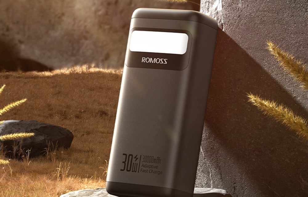 Powerbank PMT30 Romoss 30000mAh 30W (fekete)-6