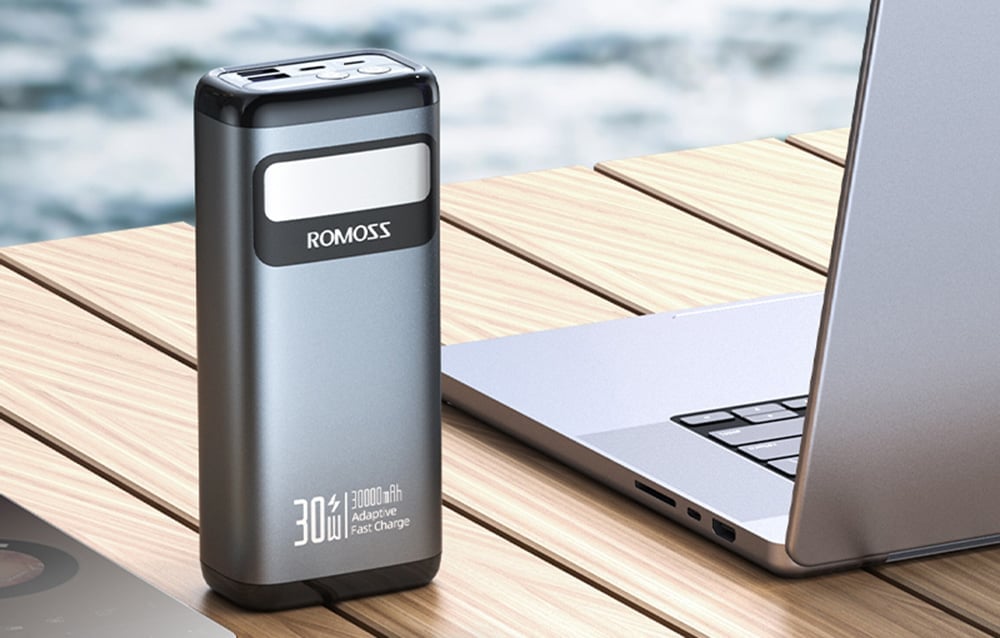 Powerbank PMT30 Romoss 30000mAh 30W (fekete)-4