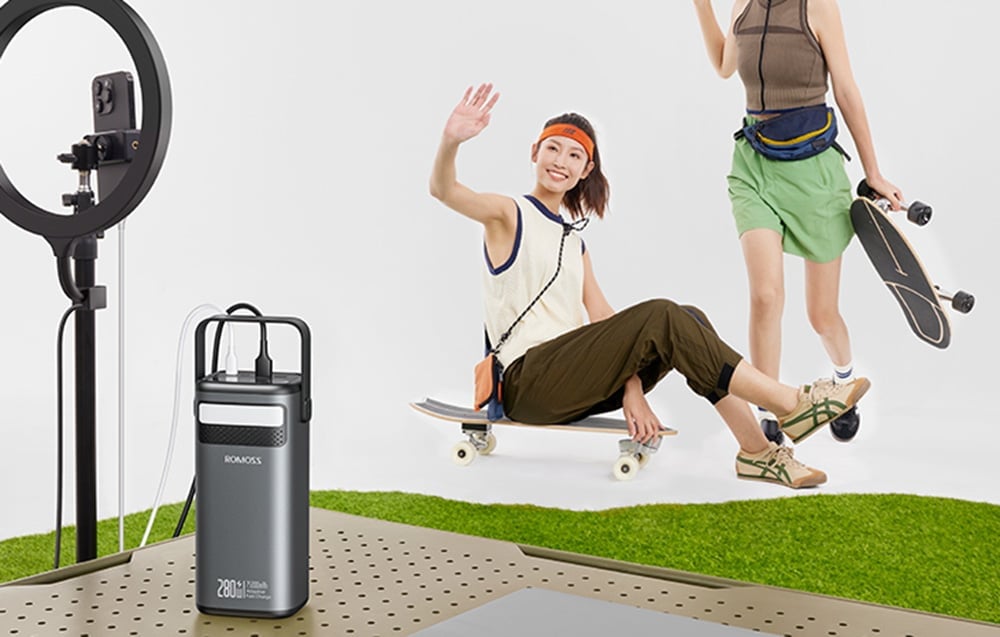 Powerbank Romoss PMT75-DC 75000mAh 280W (fekete)-7