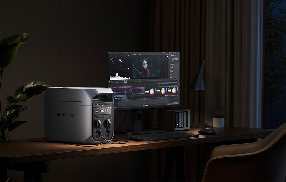 EcoFlow DELTA 3 Plus Hordozható Tápegység-3